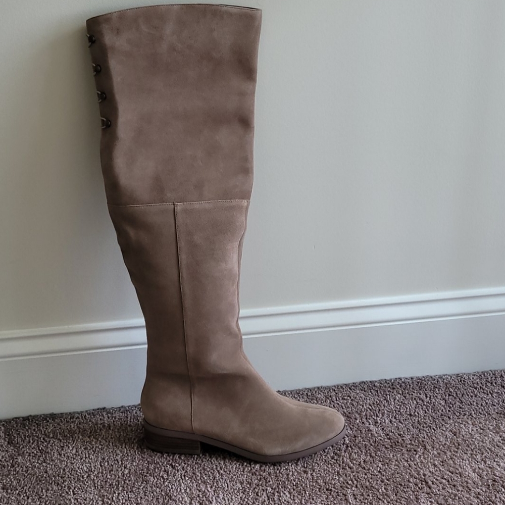 Vince Camuto Tan Suede Over the knee boots